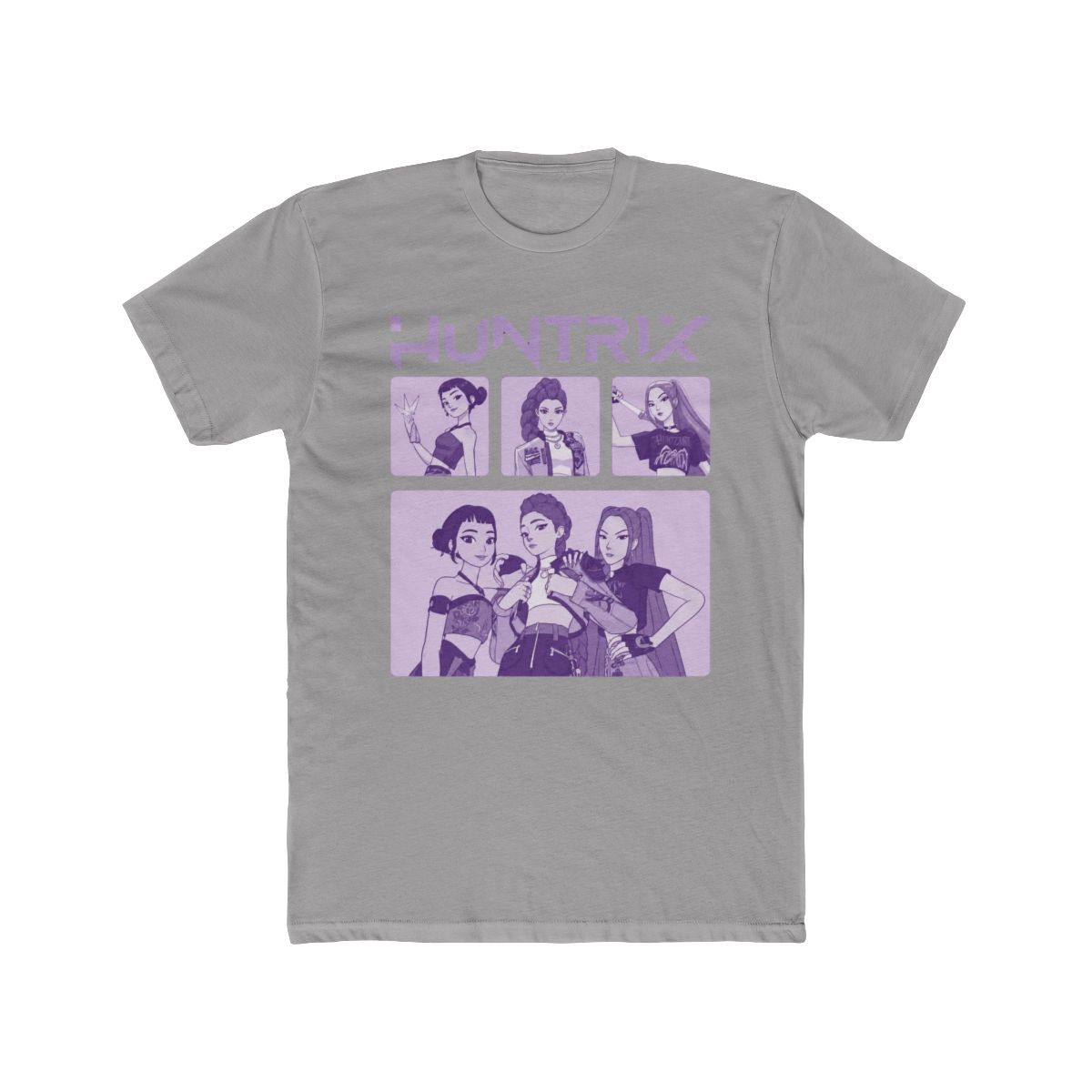 Huntrix K-Pop Demon Hunters Grid Pop Art Korean Webtoon Aesthetic M10830 T Shirt | Lookism - Official t-shirts merchandise