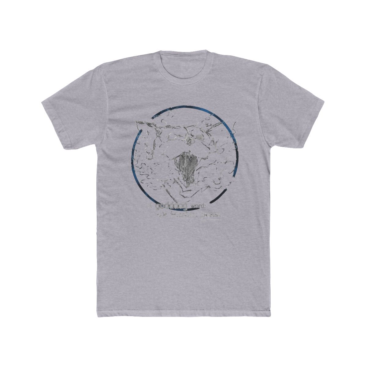 LOOKISM OFFICIAL GOODS GODDDOG/GOD DOG/갓독 [BLACK] SHORT SLEEVE T Shirt ROUND TEE