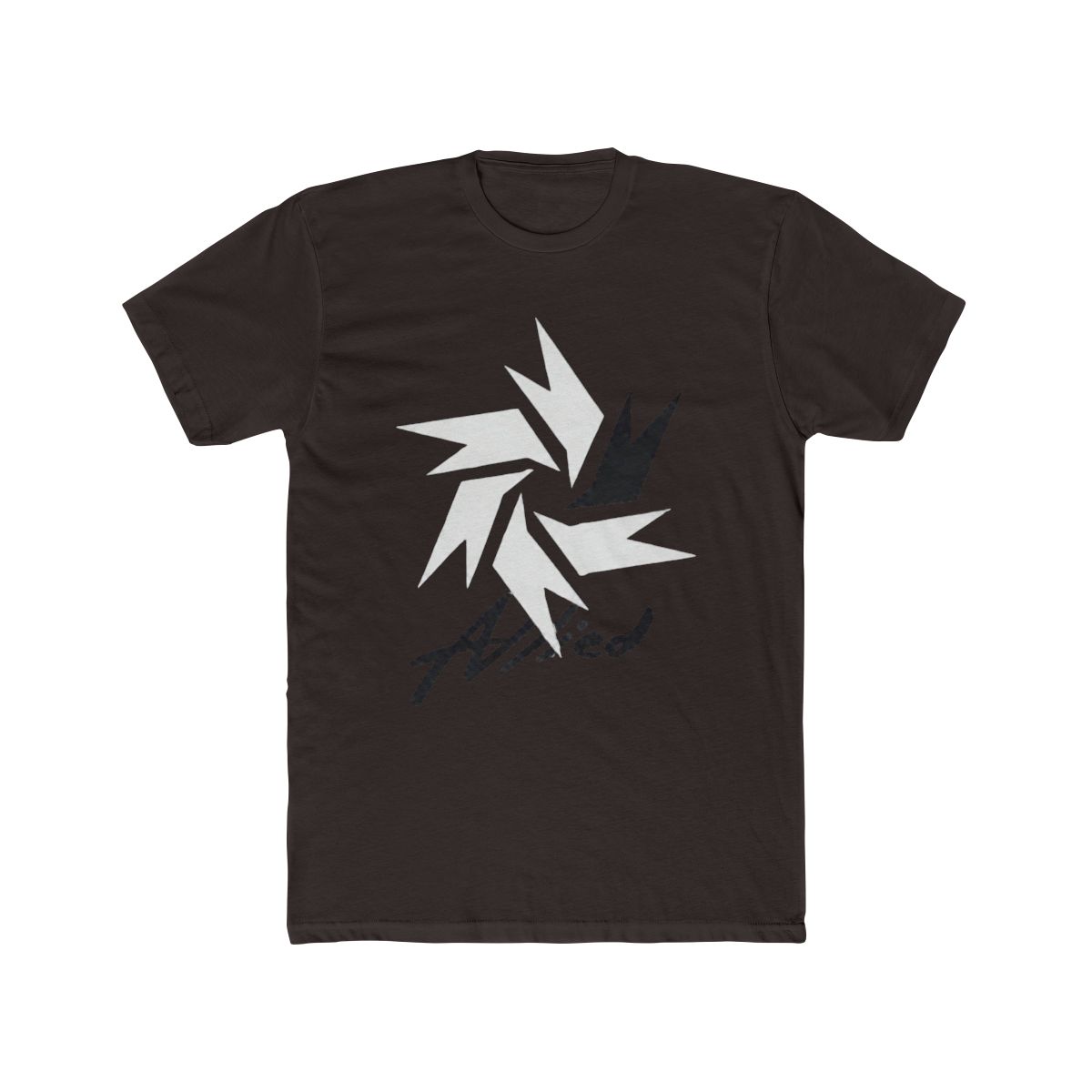 LOOKISM OFFICIAL GOODS MD ALLIED/얼라이드 SHORT SLEEVE T Shirt [WHITE] ROUND TEE - alternate angle 2, merchandise