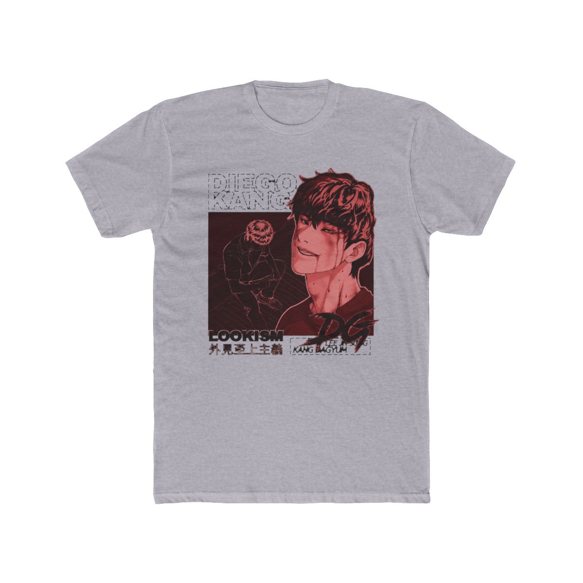 LOOKISM OFFICIAL MD GOODS JAMES LEE/이지훈 DG SHORT SLEEVE T Shirt Round Tee SEALED — official Lookism T-Shirts