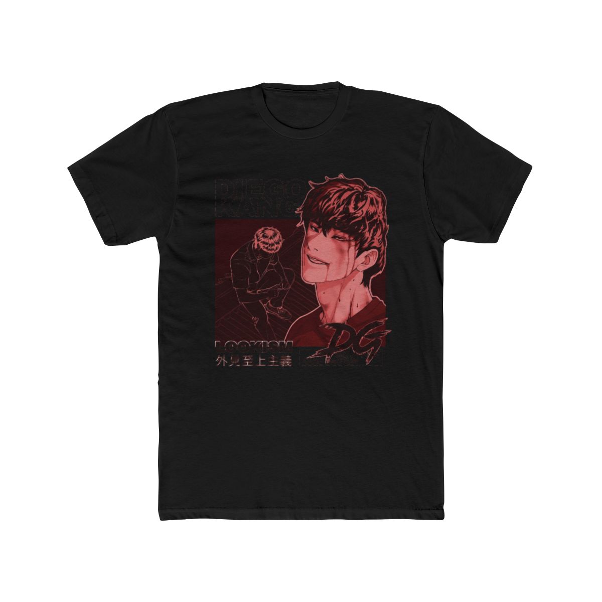LOOKISM OFFICIAL MD GOODS JAMES LEE/이지훈 DG SHORT SLEEVE T Shirt Round Tee SEALED - alternate angle 3, merchandise
