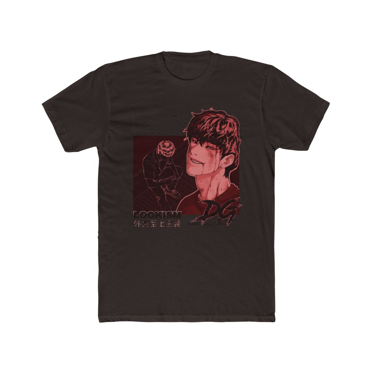 LOOKISM OFFICIAL MD GOODS JAMES LEE/이지훈 DG SHORT SLEEVE T Shirt Round Tee SEALED - alternate angle 2, merchandise