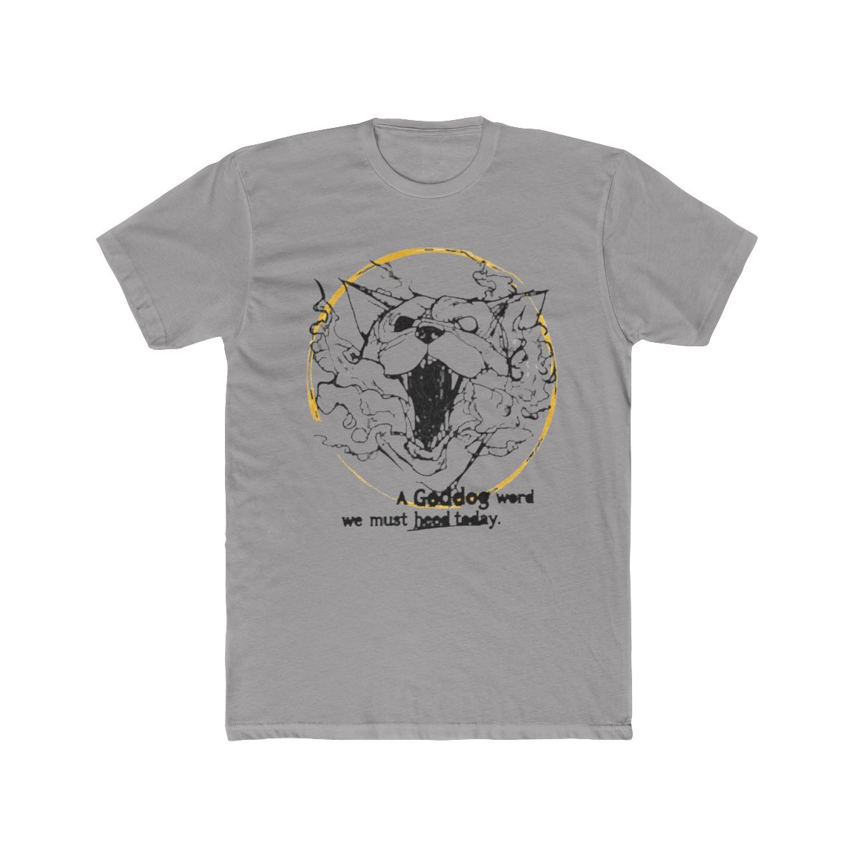LOOKISM OFFICIAL GOODS GODDDOG/GOD DOG/갓독 [WHITE] SHORT SLEEVE T Shirt ROUND TEE | eBay - Official t-shirts merchandise