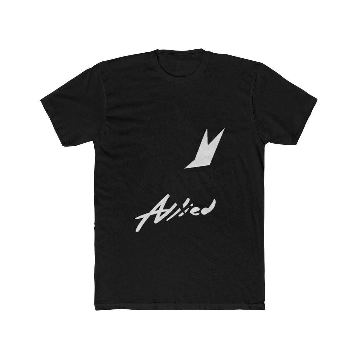LOOKISM OFFICIAL GOODS MD ALLIED/얼라이드 SHORT SLEEVE T Shirt [WHITE] ROUND TEE - alternate angle 3, merchandise