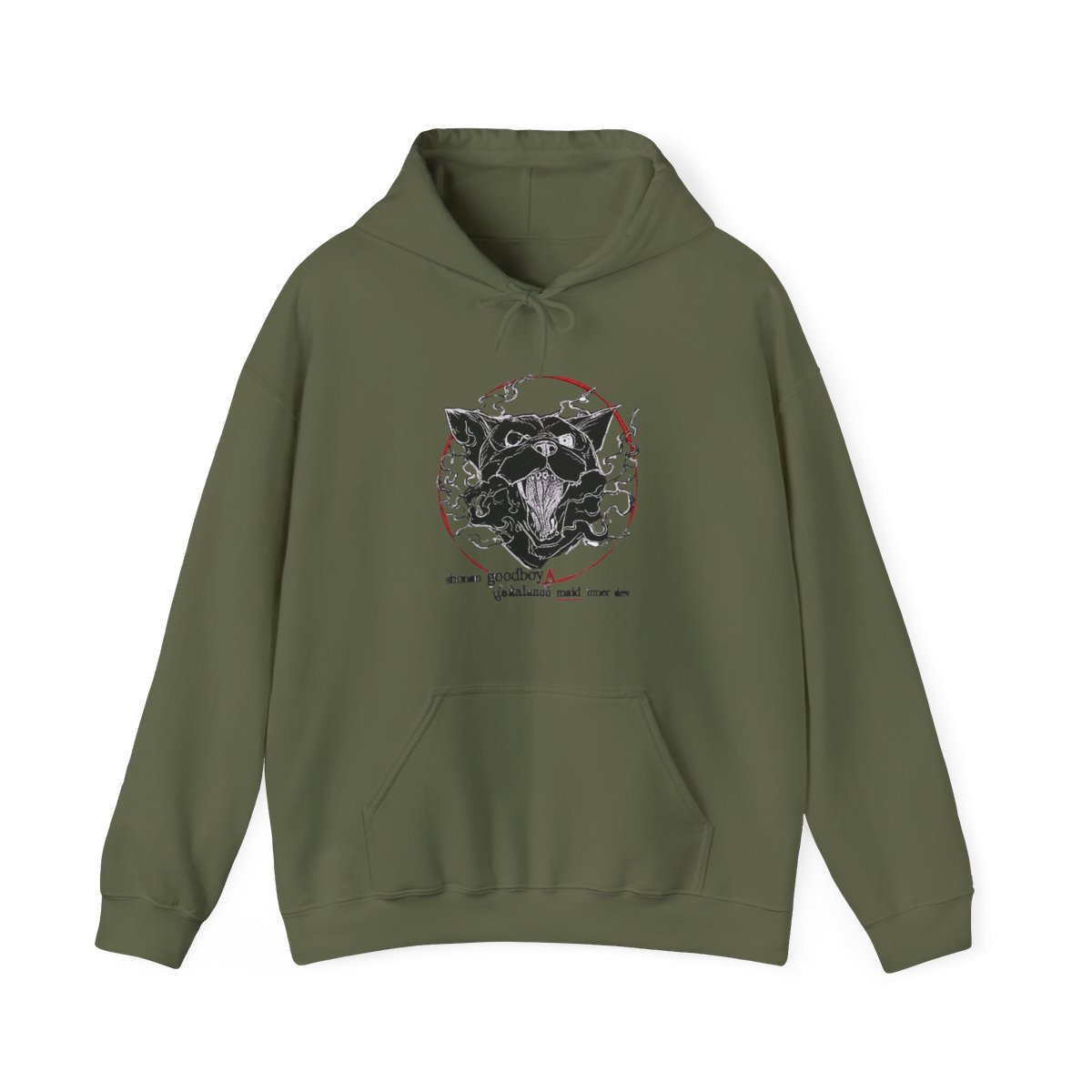 LOOKISM OFFICIAL MD GODDDOG FLEECE HOODIE [L]/갓독 크루/Hood Tee/Pullover/Hoodie - alternate angle 4, merchandise