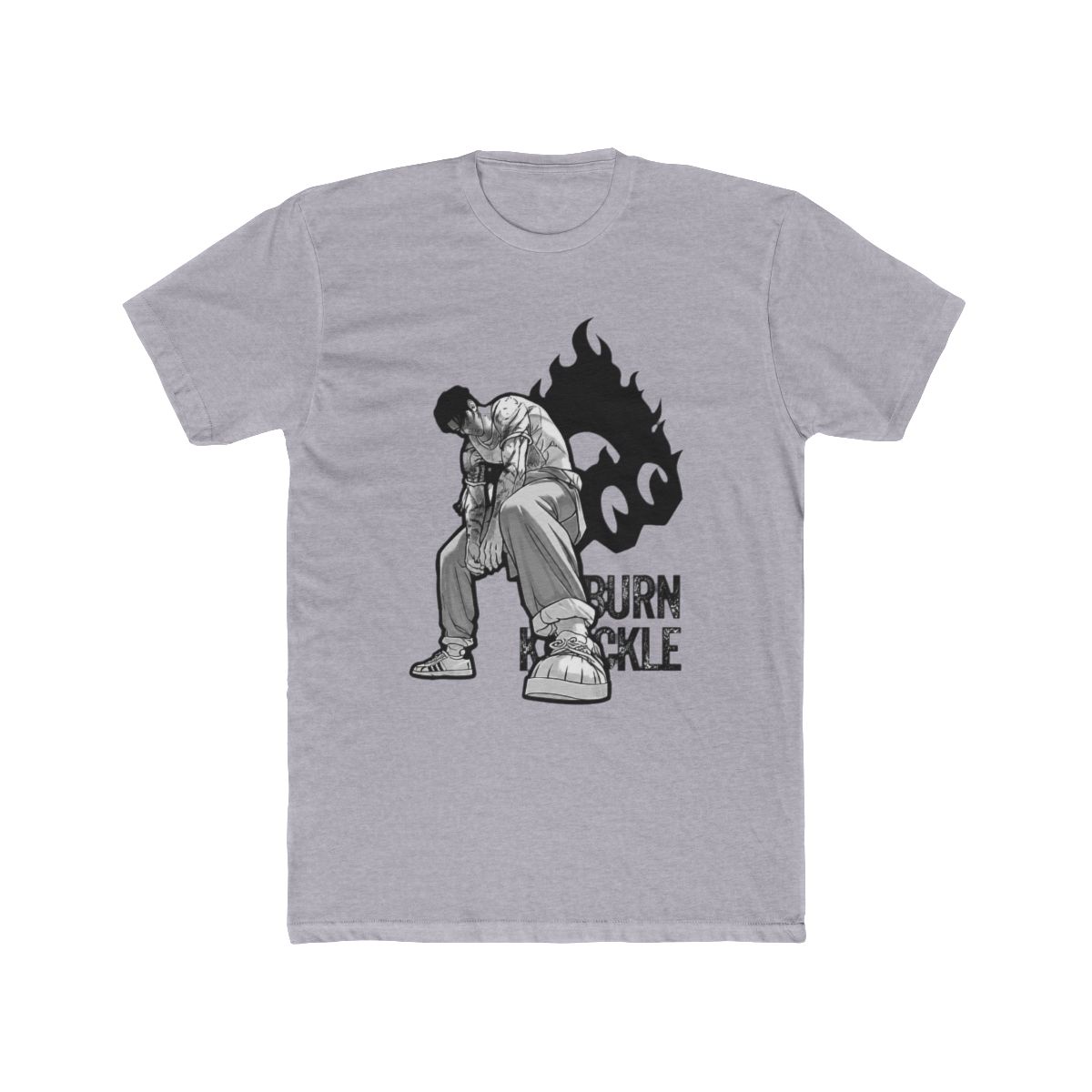 LOOKISM OFFICIAL MD GOODS BURN KNUCKLE VASCO /바스코 SHORT SLEEVE T Shirt Round Tee