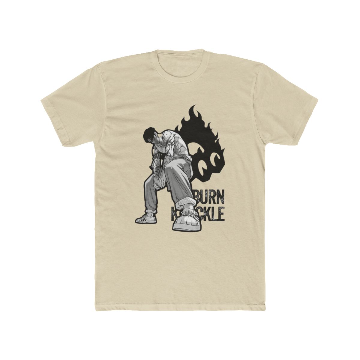 LOOKISM OFFICIAL MD GOODS BURN KNUCKLE VASCO /바스코 SHORT SLEEVE T Shirt Round Tee