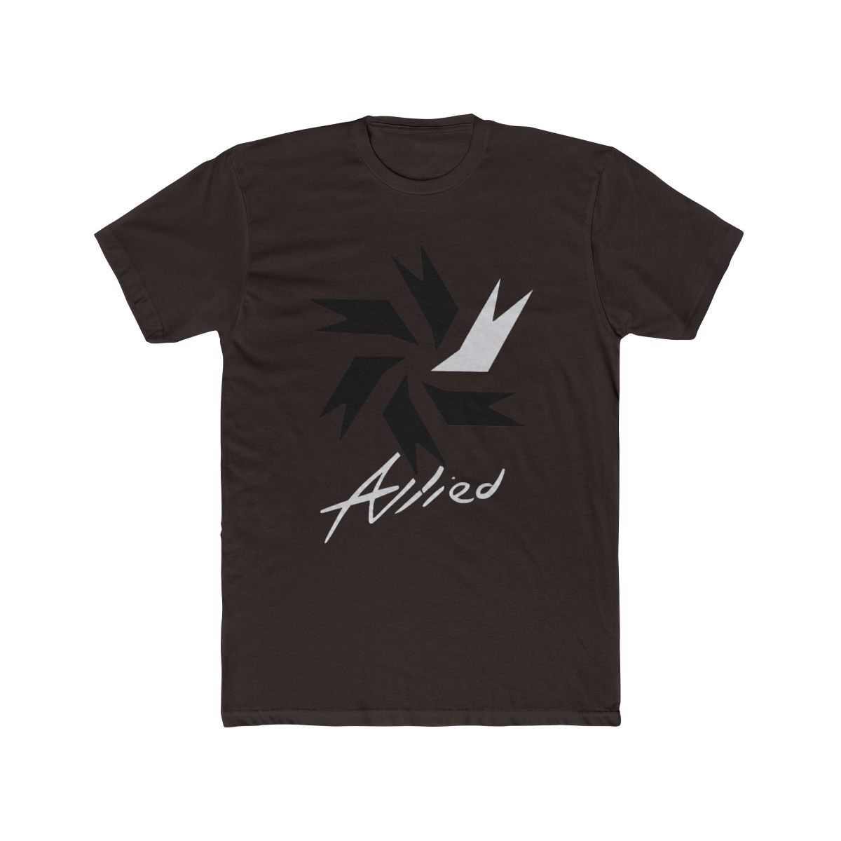 Allied T Shirt Lookism mit langen oder kurzen Ärmeln, Vintage-Stil, gewaschen, atmungsaktiv, grafisches Design, dehnbar, modisch, stilvoll, weich - alternate angle 2, merchandise