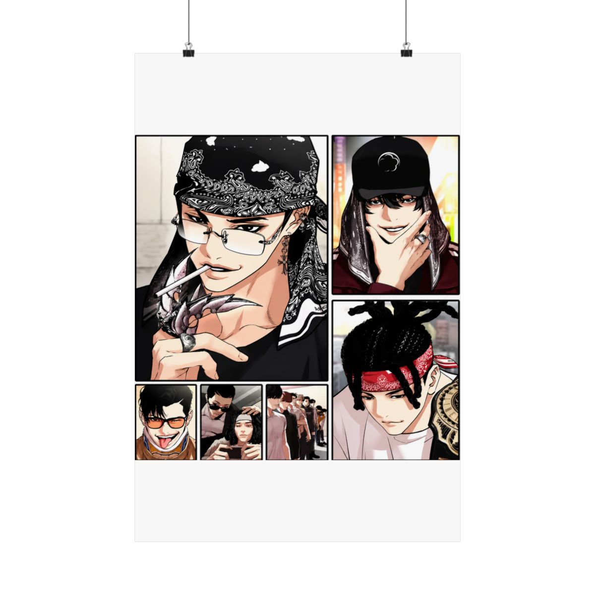 Beliebtes Korea Bl Anime L-Lookism Poster, langlebiges Gemälde, Leinwand-Poster, Wandbehang, Innendekoration, Kunst, Wandbild, Geschenk