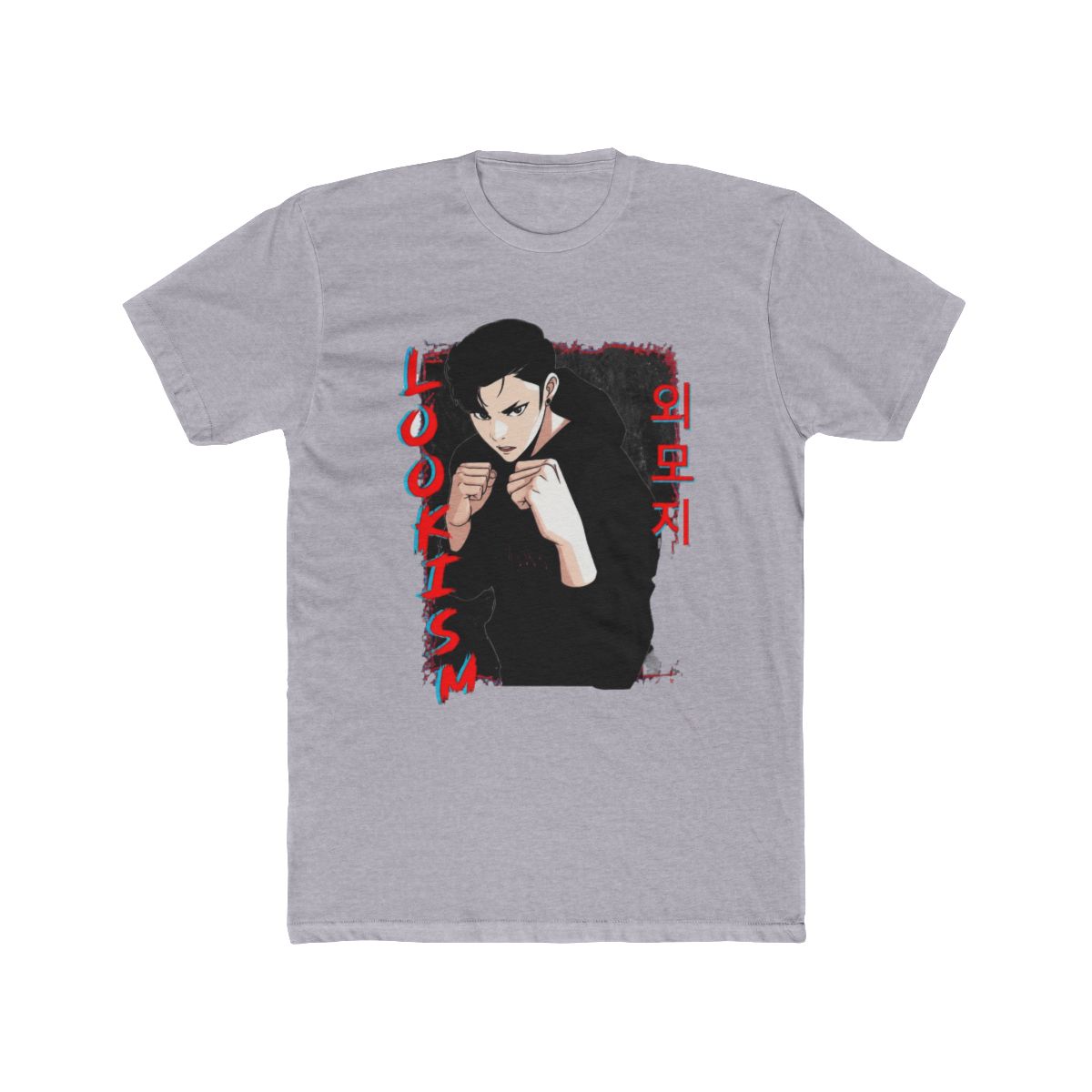 Zack lee (lee jin sung) Lookismus Manhwa Design T Shirt Tops Bluse Jungen weiße schlichte T-Shirts Männer