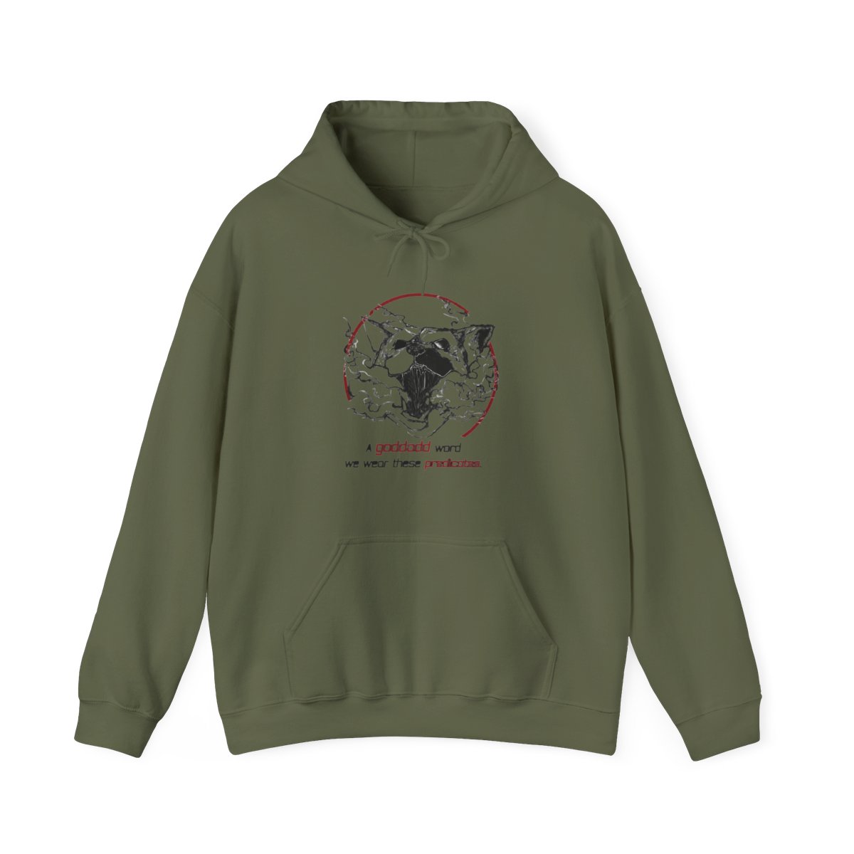 LOOKISM OFFICIAL MD GODDDOG FLEECE HOODIE [L]/갓독 크루/Hood Tee/Pullover/Hoodie - alternate angle 4, merchandise