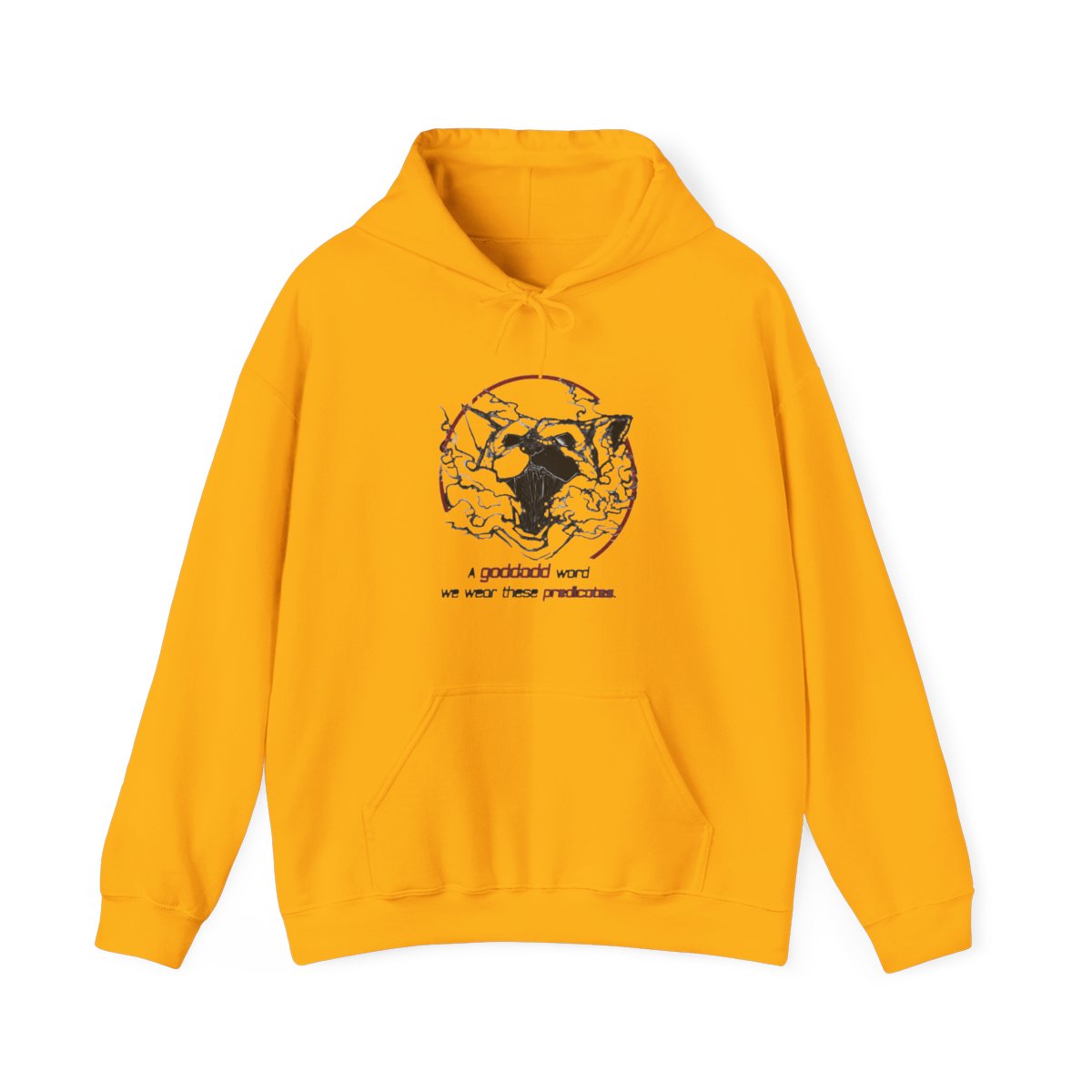 LOOKISM OFFICIAL MD GODDDOG FLEECE HOODIE [L]/갓독 크루/Hood Tee/Pullover/Hoodie - alternate angle 2, merchandise
