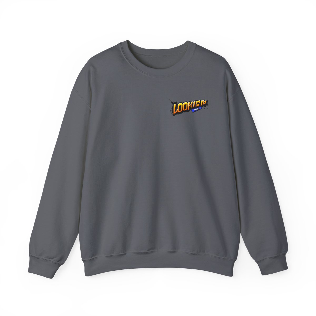 Stylish Dark-Suited Man Illustration Sweatshirt | Noir Aesthetic, Moody Portrait | Lookism 