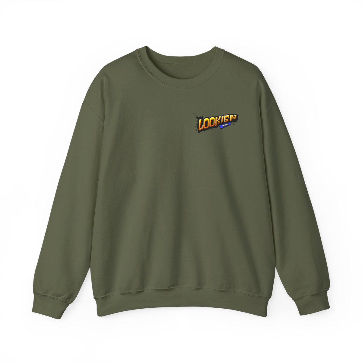 Stylish Dark-Suited Man Illustration Sweatshirt | Noir Aesthetic, Moody Portrait | Lookism  - alternate angle 4, merchandise