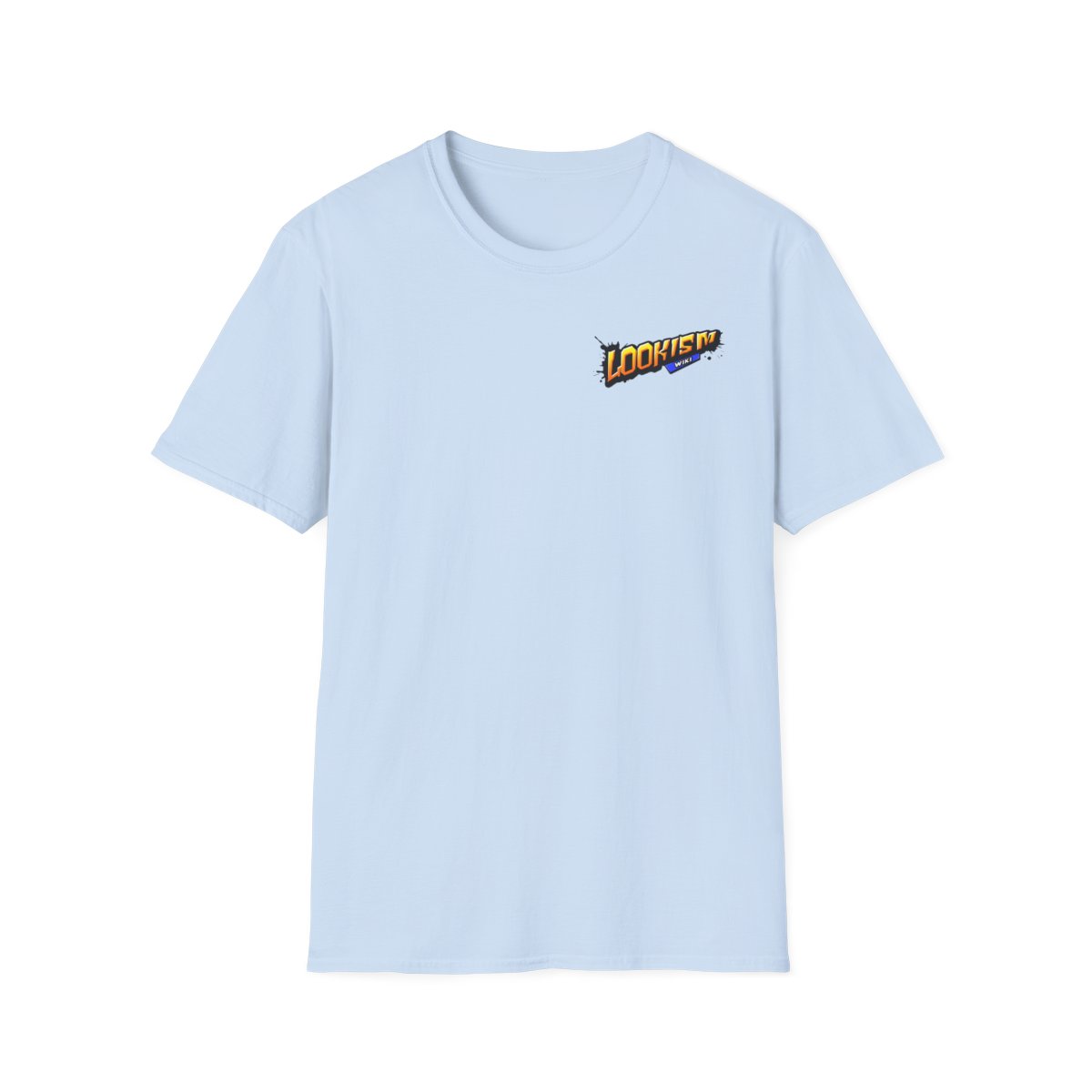 Anime Male Character Illustration T-Shirt | Graphic Back Print, Small Chest Logo | Lookism  - alternate angle 4, merchandise