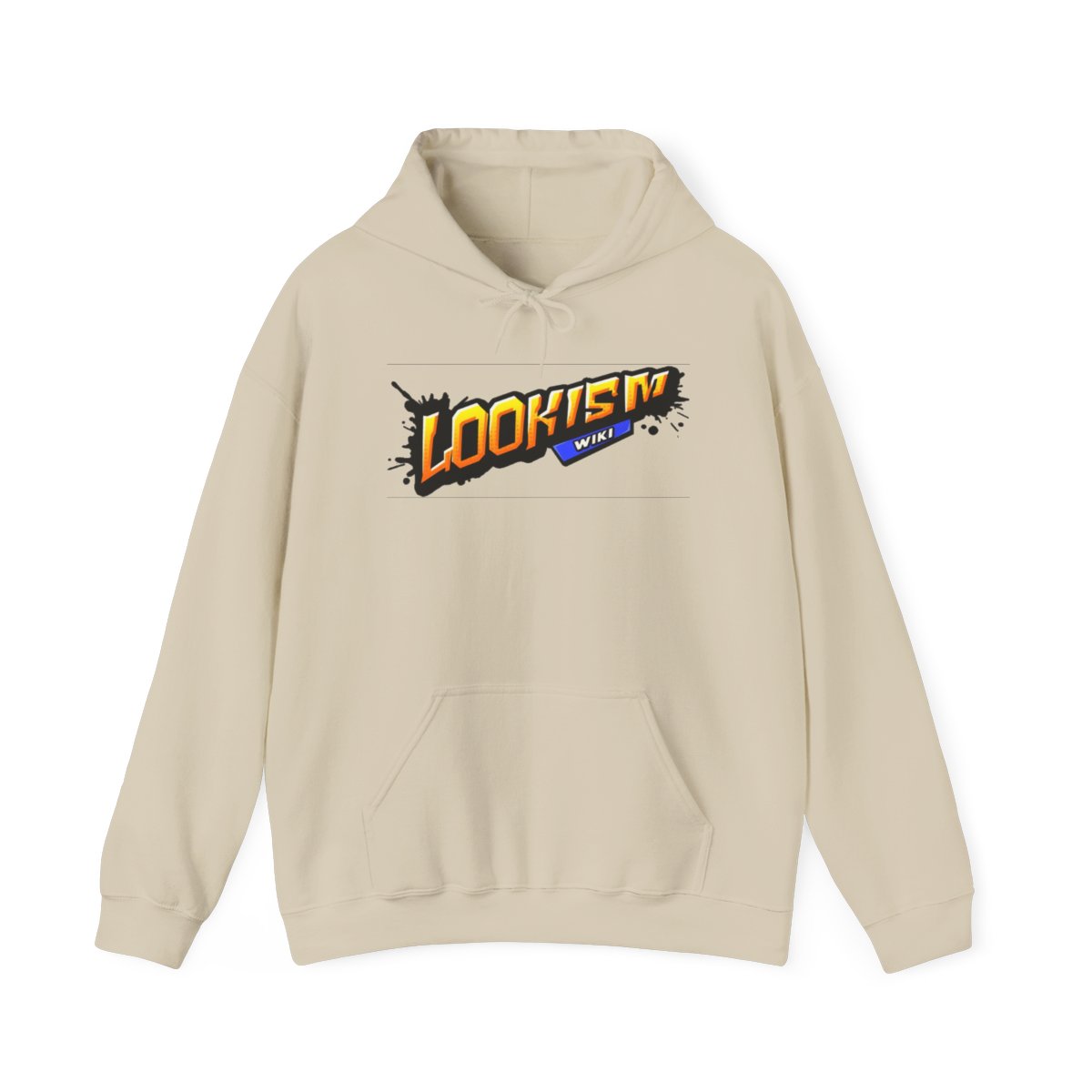 Lookism Logo Hoodie | Graphic Streetwear Pullover, Anime-Inspired Design - alternate angle 2, merchandise
